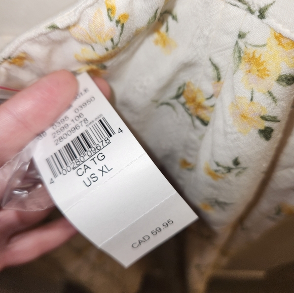 American Eagle pretty floral dress with removable straps - Picture 5 of 5